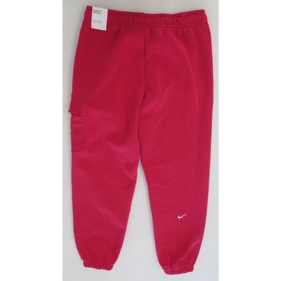 Nike DO2571 643 Women's Sz M Very Berry Red Loose Dance Cargo Sweatpants $80 - Picture 2 of 7